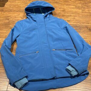 Ivivva by Lululemon Blue Kids long fall jacket